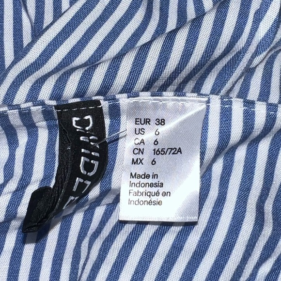 h&m divided stripe romper - Picture 3 of 3